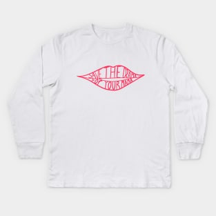 Save The Drama For Your Mama Kids Long Sleeve T-Shirt